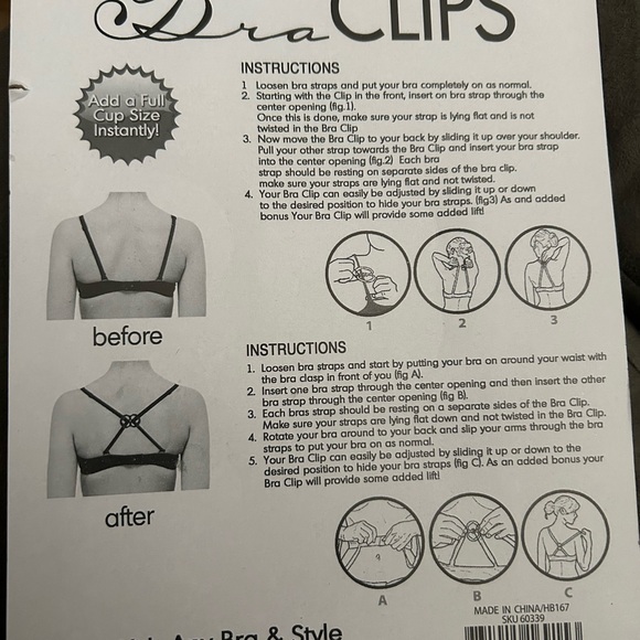 8 Pack Bra Strap Clips Back Anti-Slip Bra Straps Holder Buckles Control Asst. - Picture 4 of 10